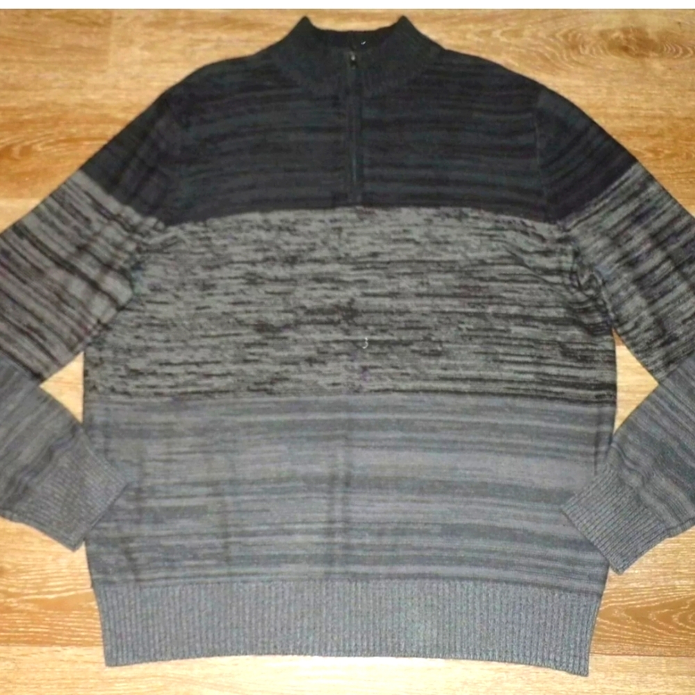 Urban Pipeline Ombre 3/4 Zip Mens Sweater XXL